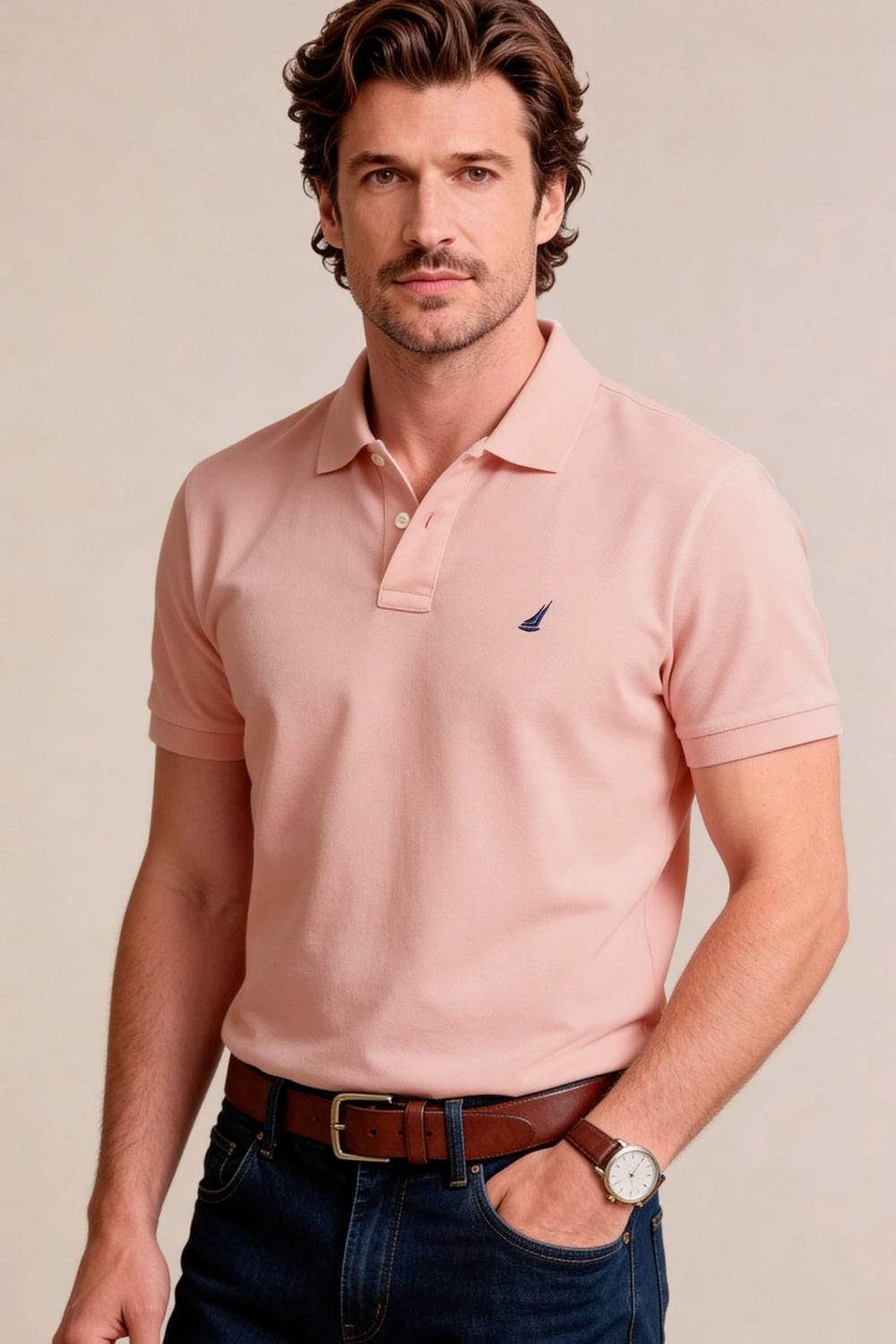 Polo Maritime Ocean - Pique Stretch
