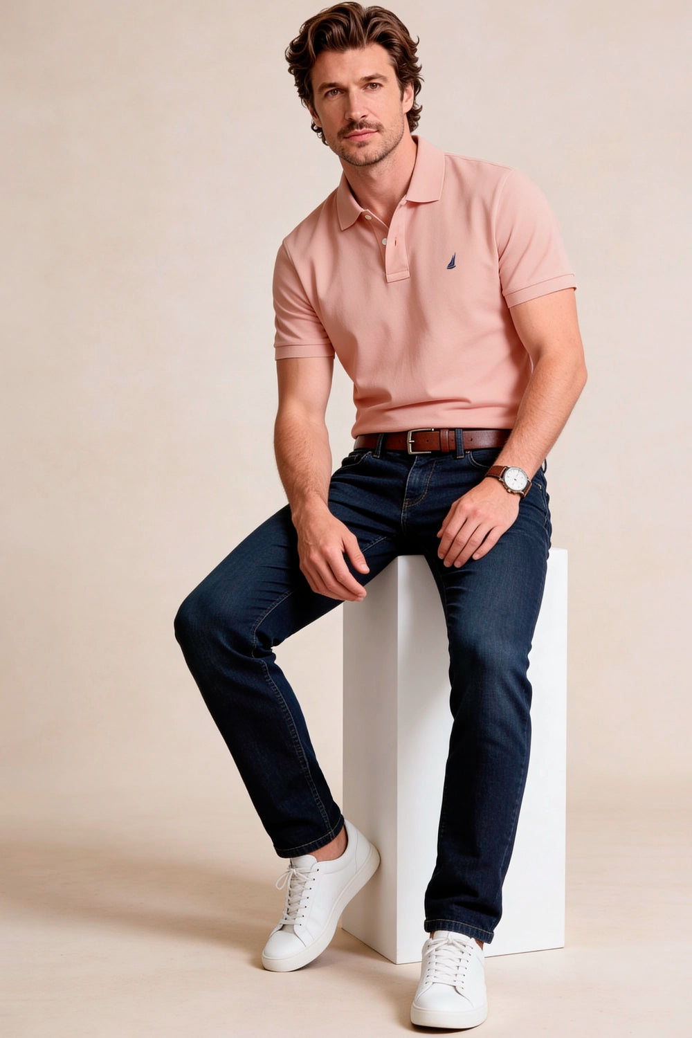 Polo Maritime Ocean - Pique Stretch