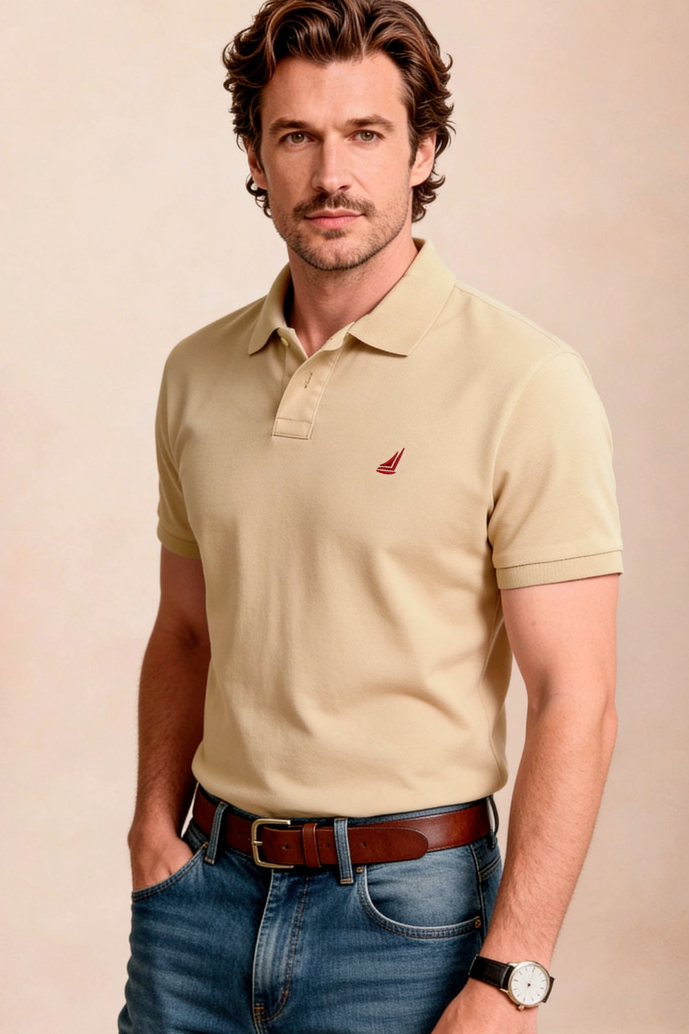 Polo Maritime Ocean - Pique Stretch