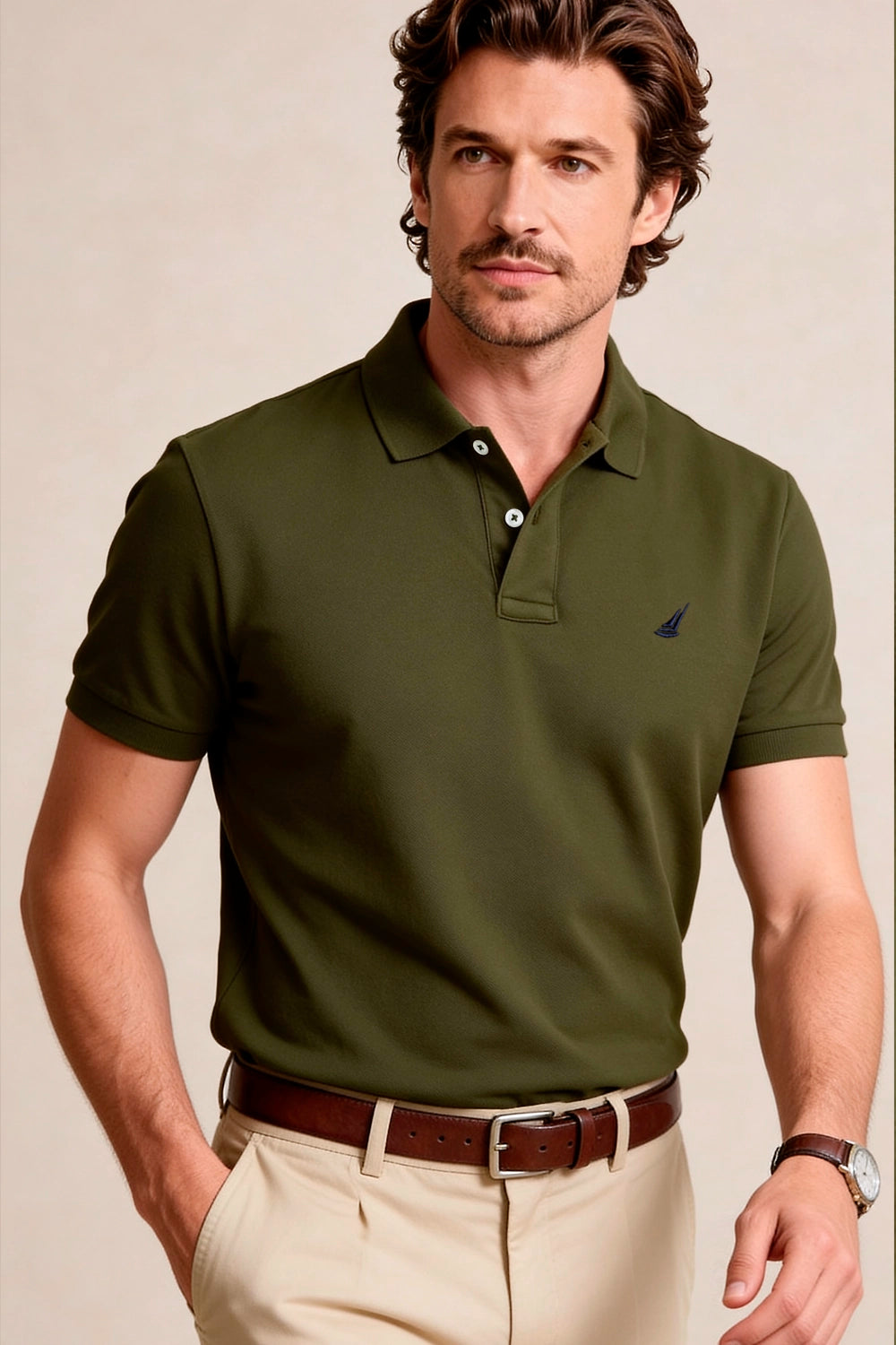 Polo Maritime Ocean - Pique Stretch