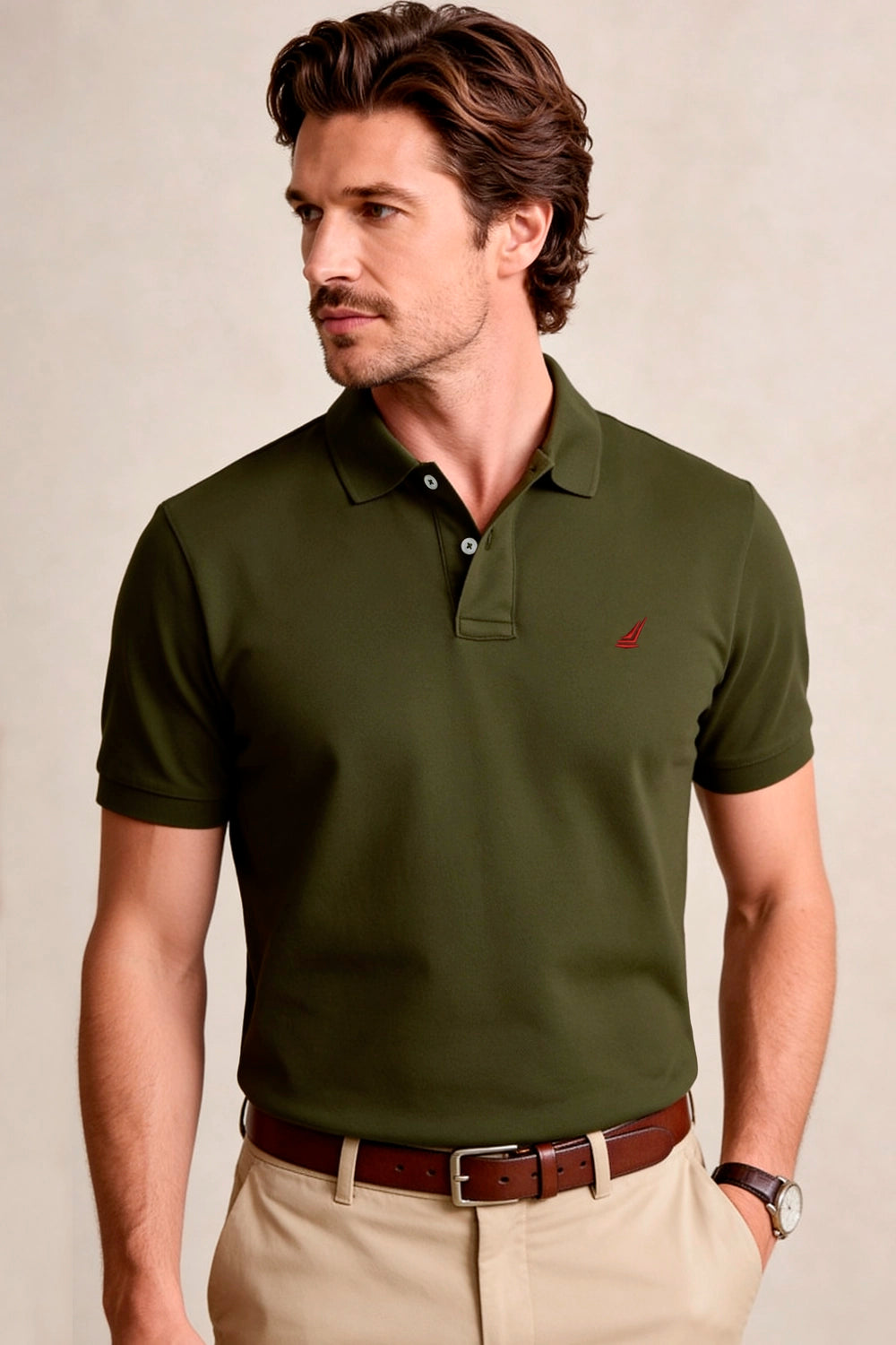 Polo Maritime Ocean - Pique Stretch