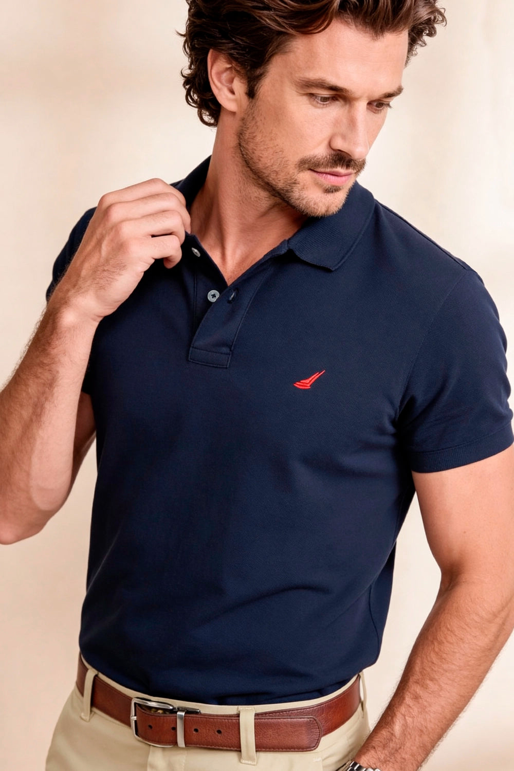 Polo Maritime Ocean - Pique Stretch