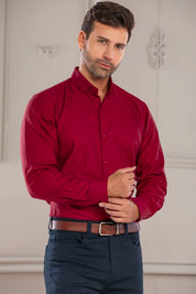 Camisa Tucson - Slim Fit - Algodón Satín