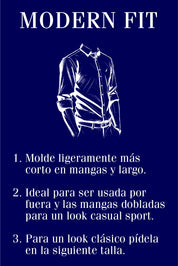 Camisa Premium Hampton - Modern Fit - Oxford