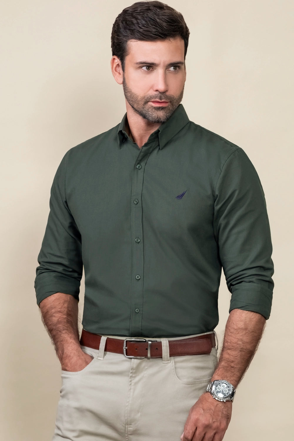 Camisa Premium Hampton - Modern Fit - Oxford