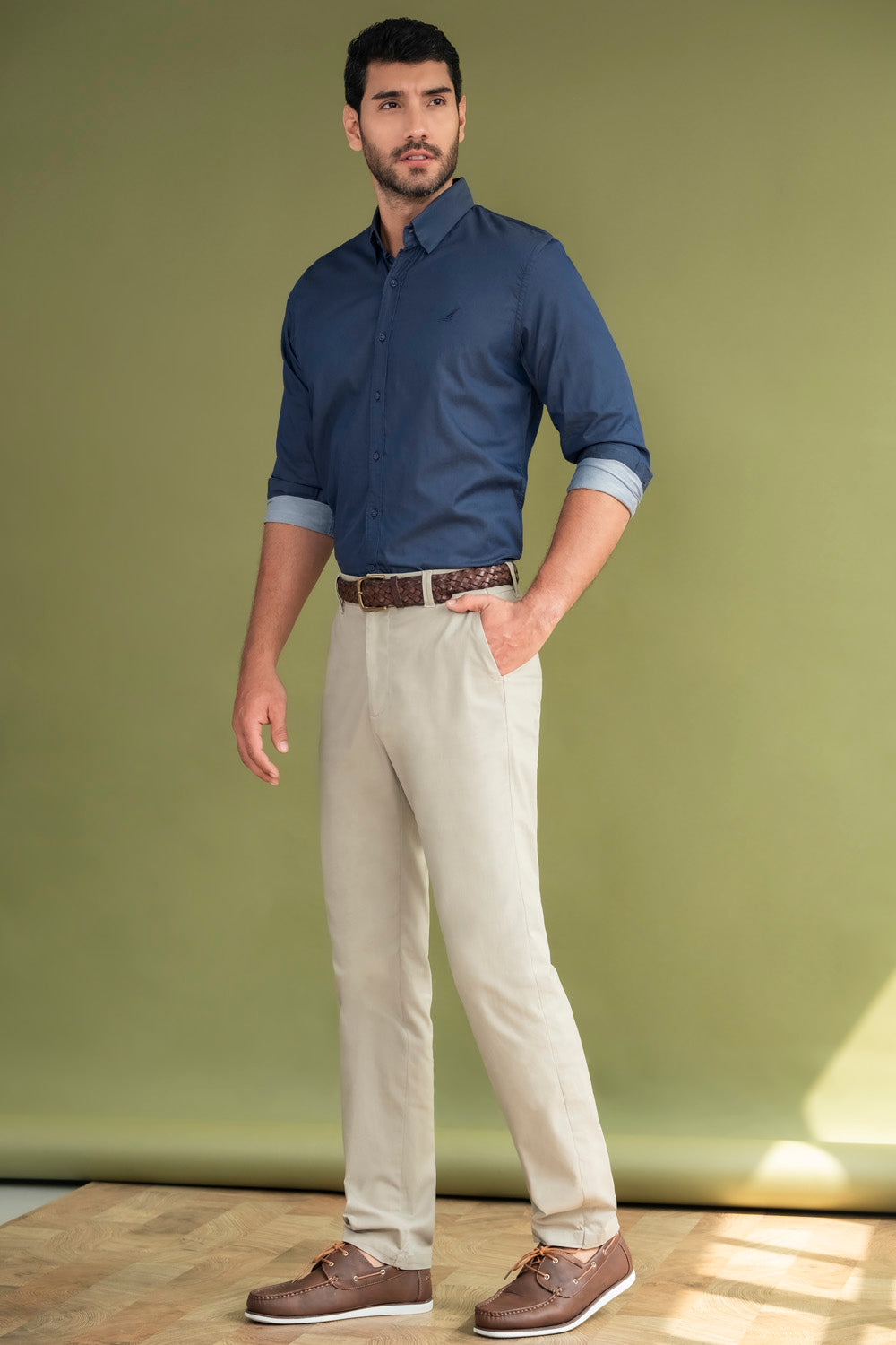 Camisa Premium Hudson - Modern Fit - Algodon Pima