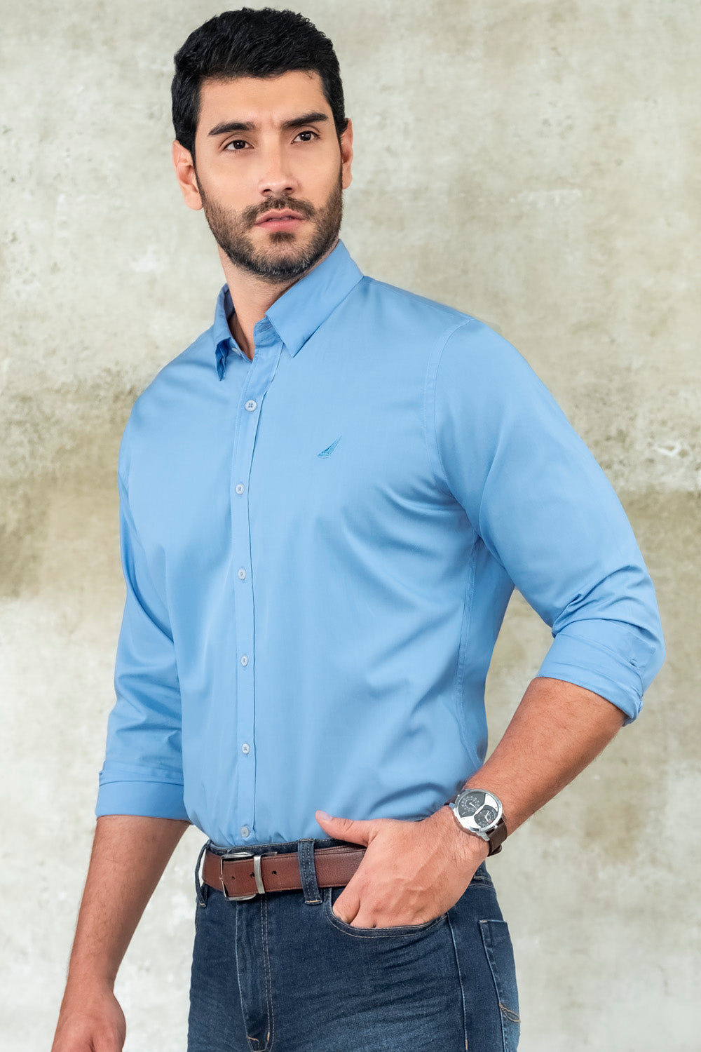 Camisa Premium Michigan - Modern Fit - Algodon Pima