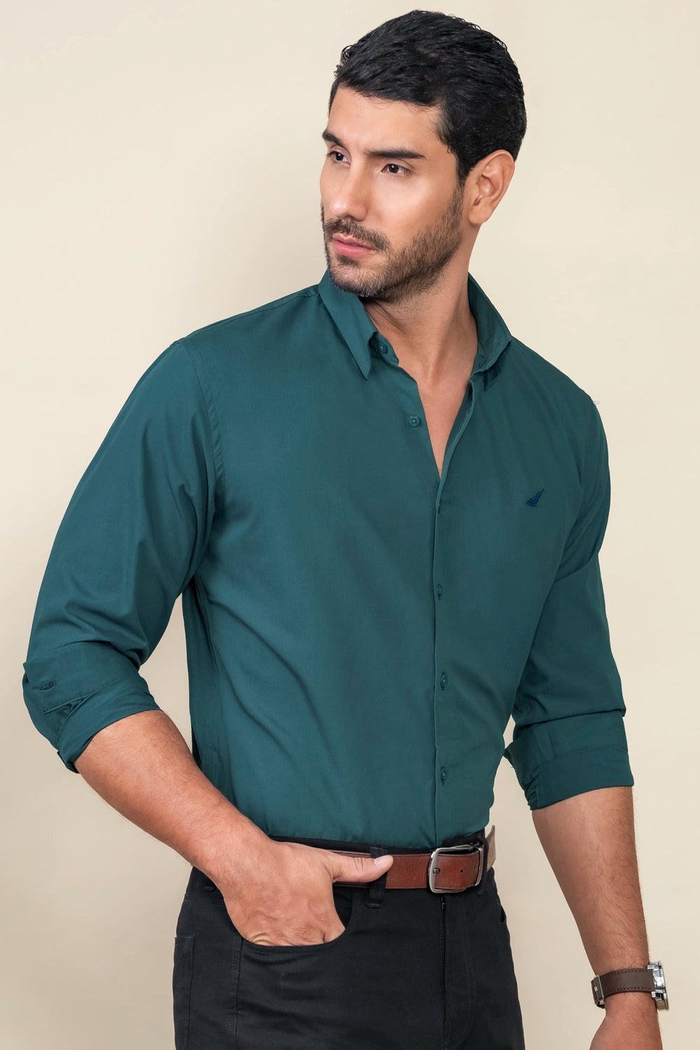 Camisa Premium Michigan - Modern Fit - Algodón Pima