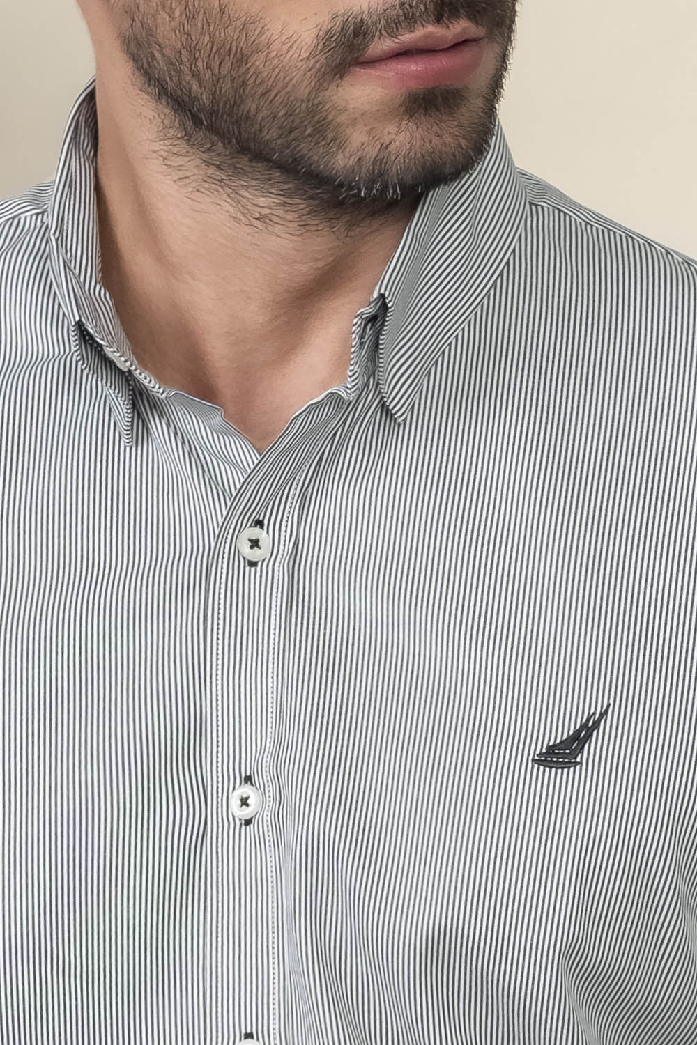Camisa Premium Brentwood Rayas - Modern Fit - Algodon Pima