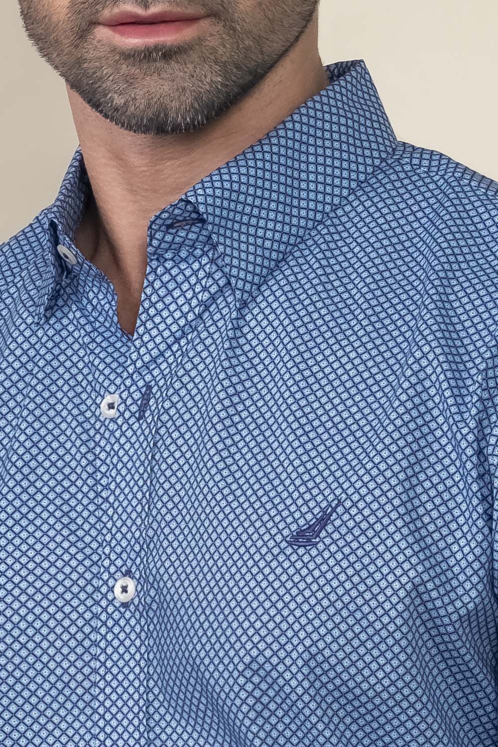 Camisa Premium Waterbury - Modern Fit - Algodon Pima