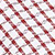 Cuadro Diagonal Blanco/Rojo